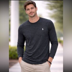 Polo Ralph Lauren Soft Cotton Long Sleeve Tee — Size M